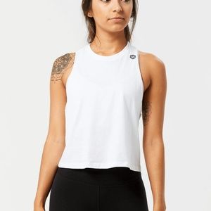 Mini Hex Cropped Racerback Tank